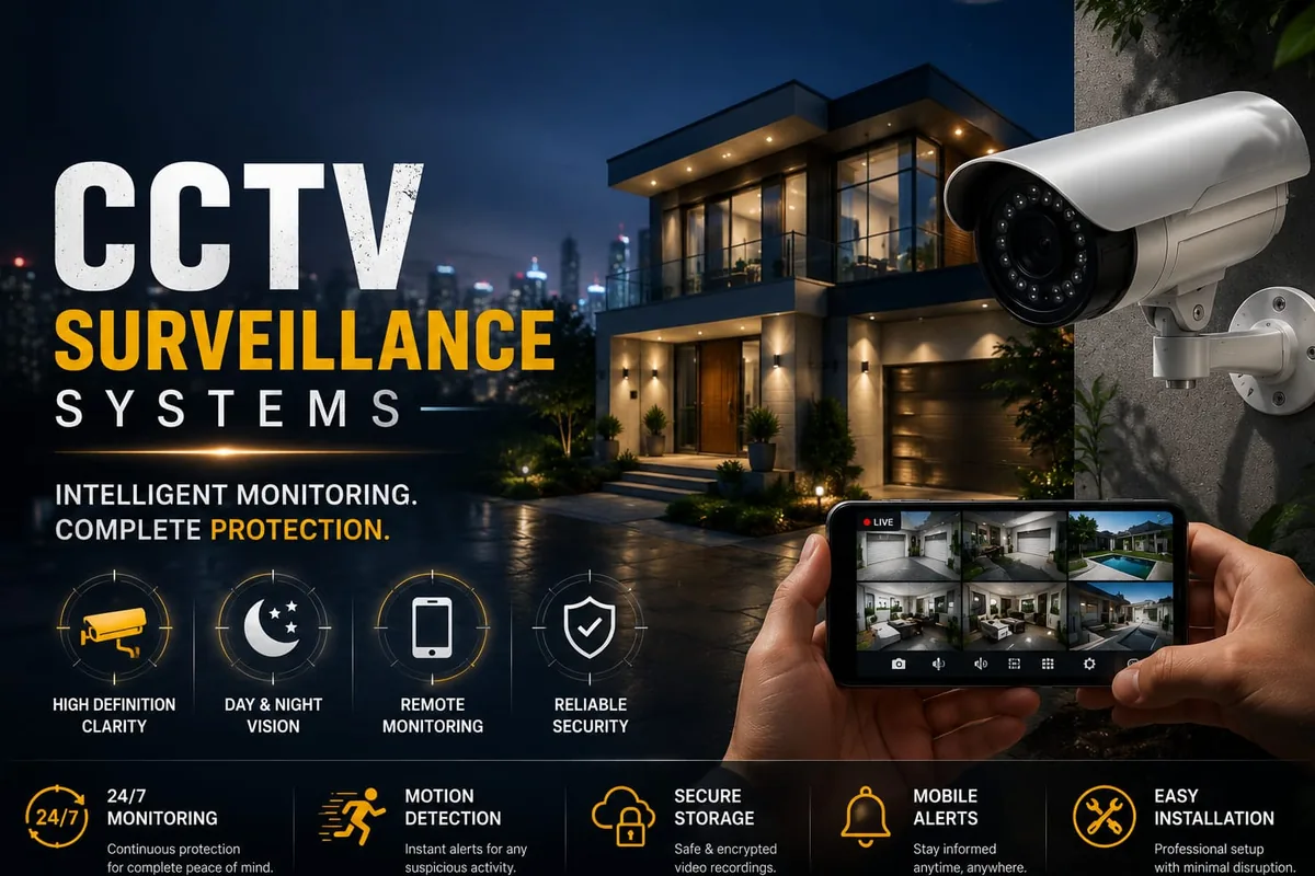 SS SecurSys CCTV surveillance systems — HD cameras, recorder and mobile viewing